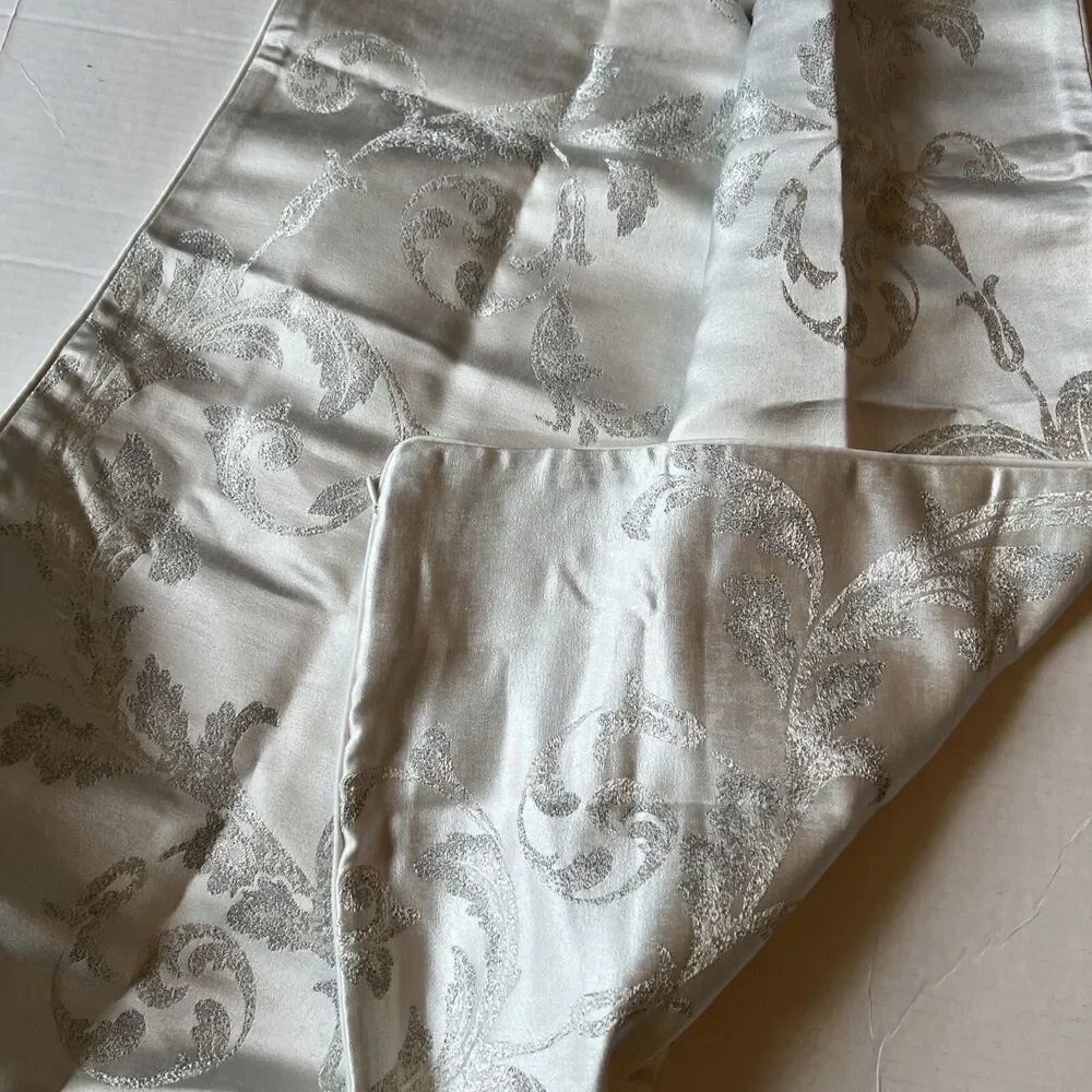 Hotel Collection Frosted Scroll (1) Euro Sham Gray 💖